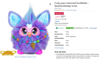 Furby paars Nederlands voor €37,19 met Amazon prime