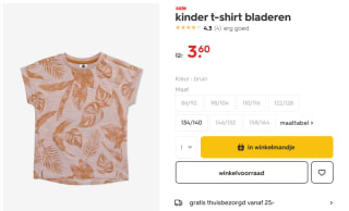 20% korting vanaf €20 bij Hema