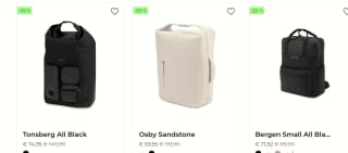 Tot 50% korting op rugzakken bij Kapten-Son