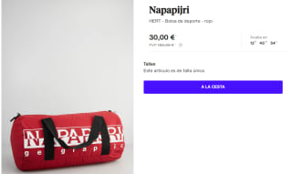 Bolsa de Deporte Napapijri HERT de 48L por 30€