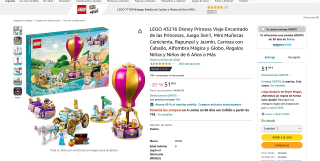 Lego Disney Princess por 31,19€