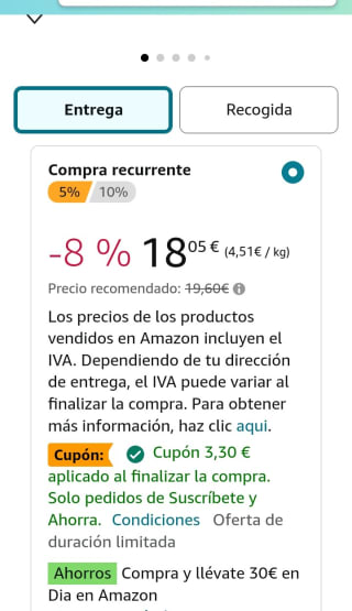 Pack 10×400gr Maria Dorada Gullón por 14,75€.