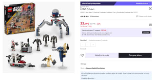 Pack de Combate: Soldado Clon y Droide de Combate LEGO Star Wars TM por 13.8€