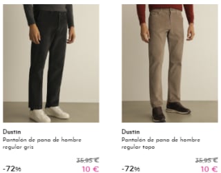 DUSTIN - Pantalones para hombre hasta 10€
