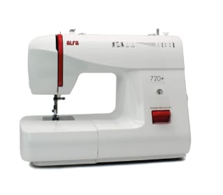 Máquina de coser Alfa 720 + Accesorios y 9 diseños de puntada por 119.99€