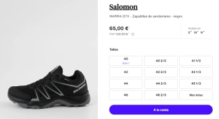 Zapatillas de Senderismo de Hombre Salomon WARRA GTX por 65€