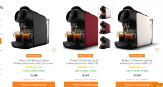Philips L'OR Barista Sublime LM9012/60 voor €79,- na cashback bij Blokker
