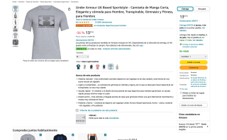 Camiseta Under Armour UA Boxed Sportstyle por solo 13,97€