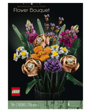 Bloemenpakket en Bonsaiboom LEGO in de aanbieding