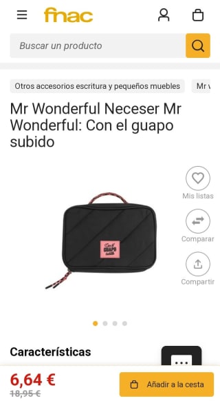 Neceser Mr.Wonderful por 6,64.€