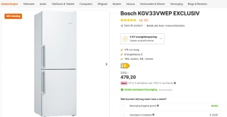 Bosch Exclusiv Koel-vriescombinatie voor €479,20 bij Expert