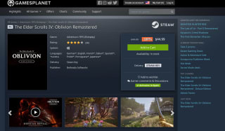 The Elder Scrolls IV: Oblivion Remastered por 39,53€