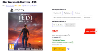 Star Wars Jedi: Survivor voor €29,99 bij Bol.com