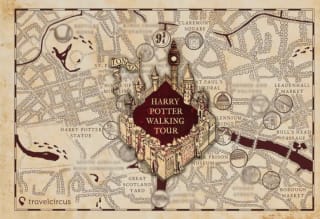 Ticket voor Digitale Harry Potter Filmlocations Walking Tour met logies ontbijt in Londen vanaf € 49 p.p. via Travelcircus