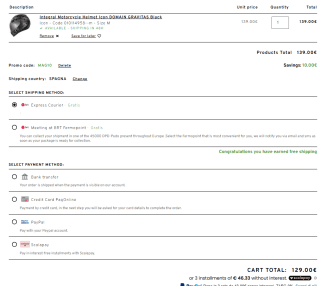 Casco integral Icon DOMAIN GRAVITAS por 129€