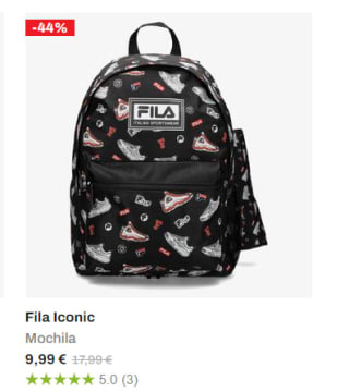 Recopilación de mochilas desde 2,99€ en Sprinter