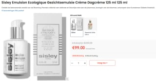 Sisley Emulsion Ecologique Gezichtsemulsie Crème 125 ml voor €99 bij Ochama