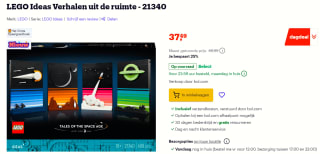 LEGO Ideas Verhalen uit de ruimte voor €37,49 bij Bol.com