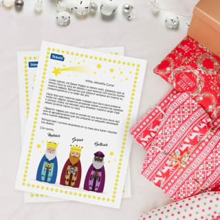 Varias Cartas personalizada online de los Reyes Magos y Papa Noel gratis