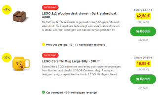 Tot 45% korting op Lego tijdens Super Days bij Proshop