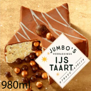 Verrassings IJstaart Stracciatella 6-8 Personen voor €3,49 bij de Jumbo