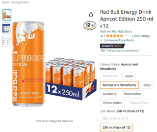 Win a Red Bull energy drink as low as £9 from Amazon