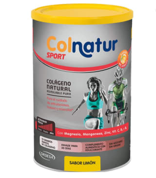 Colnatur Sport Limón - Colágeno con Magnesio, Zinc y Vitamina C para Músculos, Huesos y Articulaciones, 350g por 10.27€