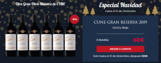 6 Botellas de Cune Gran Reserva 2019€ por 50€