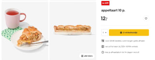 HEMA Appeltaart voor €6,99