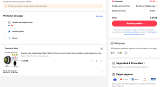 Xiaomi Redmi Watch 5 Active por solo 27,58€