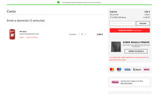 Productos Old Spice 2ª unidad con 50% Descuento en Primor