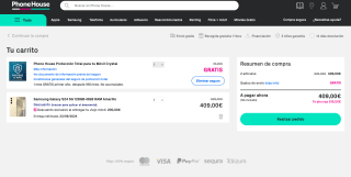 Móvil Samsung Galaxy S24 5G 128GB+8GB RAM por solo 409€