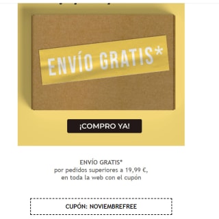Portes gratis en Zerca por compras de +19,99€