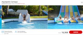 Oferta entrada aquopolis Cartaya desde solo 16,90€