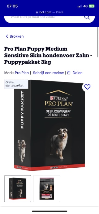 Gratis puppypakket of kittenpakket