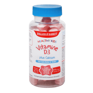 1+1gratis bij Holland and Barrett op Holland & Barrett Kids Vitamine D-3 & Calcium (30 Gummies)