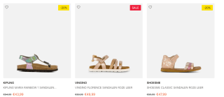 Ziengs sale met 20% korting op sandalen en slippers