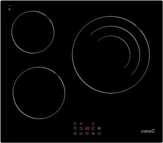 Cata Placa Vitrocerámica TZD 603/G con 3 Zonas de Cocción por 91,99€