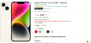 Apple iPhone 14 128GB Wit voor €699 bij Amazon