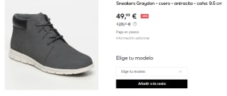 Botas para Hombre Timberland Graydon Chukka Nu por 49.9€