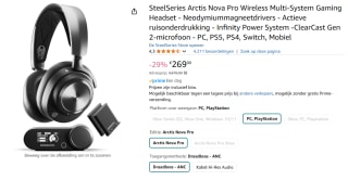 SteelSeries Arctis Nova Pro - Headset voor €269 bij Amazon