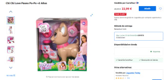 Simba Chi Chi Love paseo Poo Poo Puppy por 22,99€