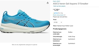 ASICS heren Gel-kayano 31 Sneakers vanaf €129,20 bij Amazon