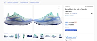 Zapatilla Mujer Ultra Flow Ce Salomon por $59.990