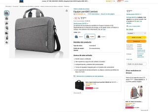 Maletín Lenovo T210 Portátil 15.6" por solo 11,89€