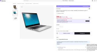 Portatil HP 840 G5 A Intel Core i5-8350U 16GB RAM 512GB NVMe por 308,75€ (Nuevos usuarios por 296,75€)