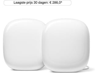 Google Nest Wifi Pro 2-pack voor €217 bij de MediaMarkt