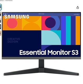 Monitor Samsung Essential S3 S33GC 24" Full HD 100 Hz Negro por 89€