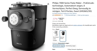 Philips 7000 series HR2665/93 - Pastamachine - Zwart voor €132,99 na cashback bij Amazon