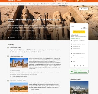 Egipto 7 Noches estadía 5* crucero por el Nilo con 10 visitas ABU SIMBEL con Vuelos y comidas desde 679€